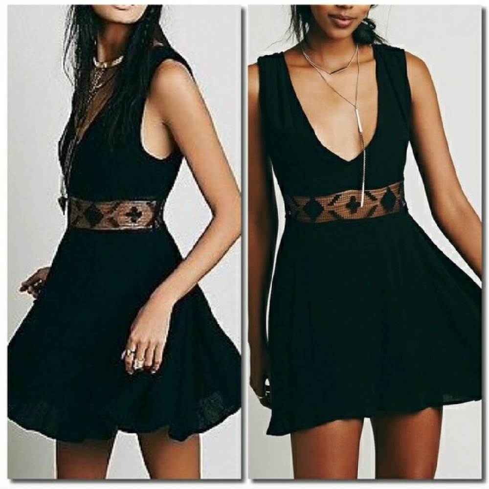Free people black dress
